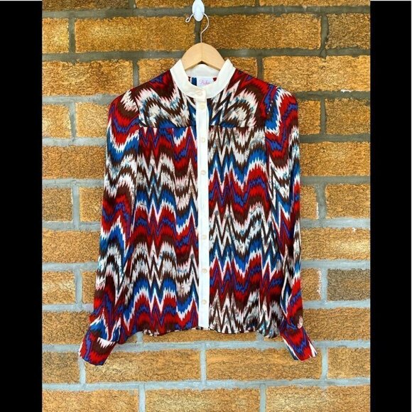 Parker silk blouse small